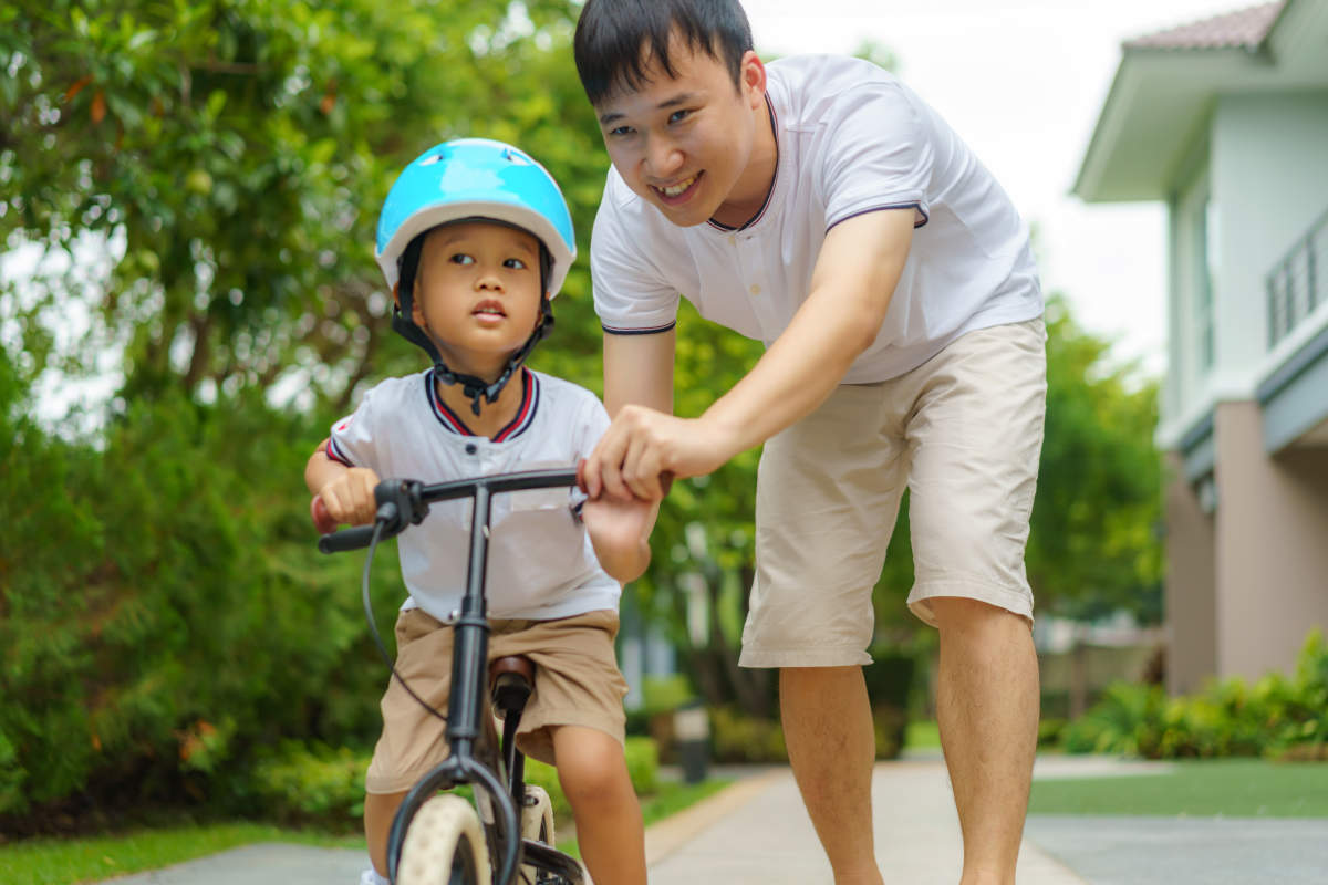 自転車 漕ぐ 練習